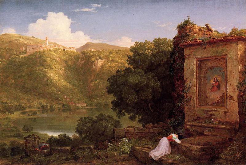 Thomas Cole II Penseroso Sweden oil painting art